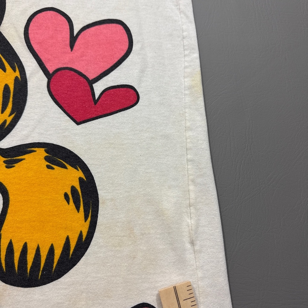 Vintage Flirts Garfield Love Hearts AOP One Size Sleep Shirt - Picture 6 of 10